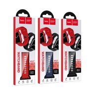 Ремешок Hoco WA27 Flexible для Apple Watch 42/44/45/49mm силикон (темно-синий)