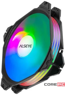 Вентилятор для корпуса ALSEYE Dimensions M120-PB-A