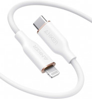 Usb Кабель-зарядка Type-C на Lightning Anker PowerLine III Flow (A8663621) 1.8м белый