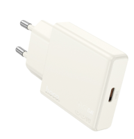 Сетевое зарядное устройство Hoco (N44) Biscuit Type-C PD 30W (бежевый)