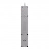 Сетевой фильтр c USB+Type C, 16А, 4 гнезда, c з/ш, с з/к, ПВС, 1.8 м, серый (SBSP-18C-G)