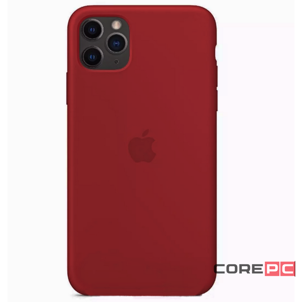 Чехол-накладка Silicone Case Series для Apple iPhone 11 Pro Max (бордовый)