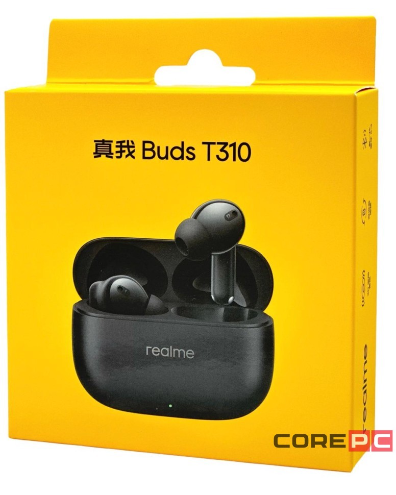 Беспроводные наушники TWS Realme Buds T310 черные