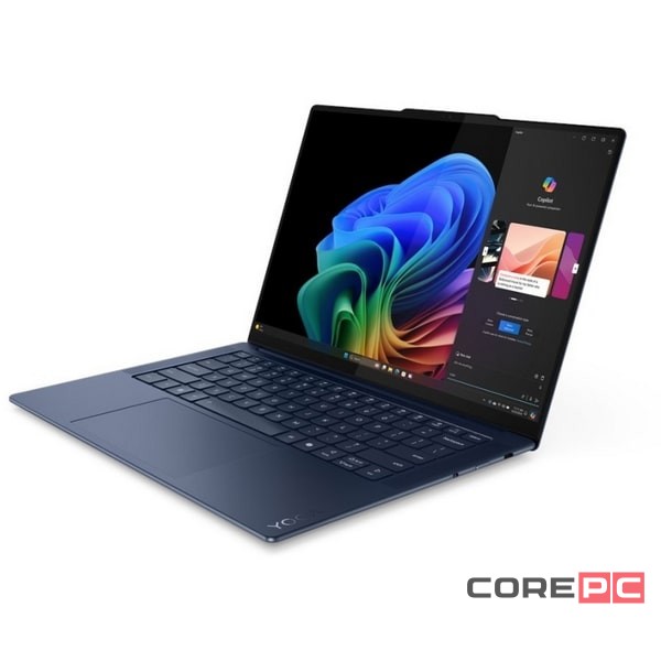 Ноутбук Lenovo Yoga Slim 7 14Q8X9 83ED0001US (Snapdragon X Elite/16GB/512GB SSD/14.5"/2944x1840/OLED/Touch/Qualcomm Adreno/Windows 11 Home) Синий