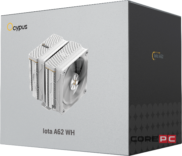Кулер для процессора Ocypus Lota A62 WH Digital White (Iota-A62-WH2NNWD00X-GL)