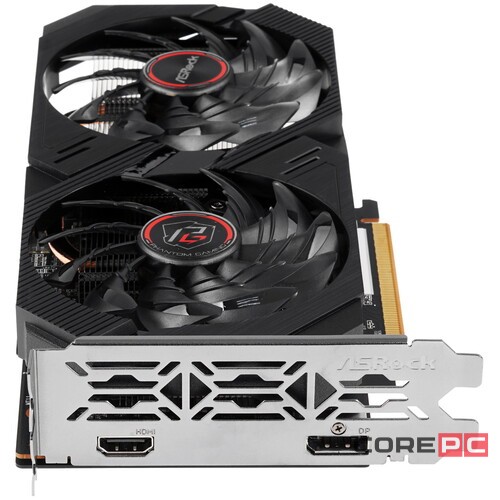Видеокарта ASRock (RX6500XT PG 8GO) Radeon RX 6500 XT 8GB Phantom Gaming OC