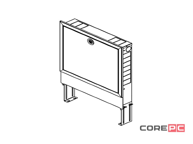 Шкаф REHAU коллекторный встраиваемый тип UP 110/1150, белый