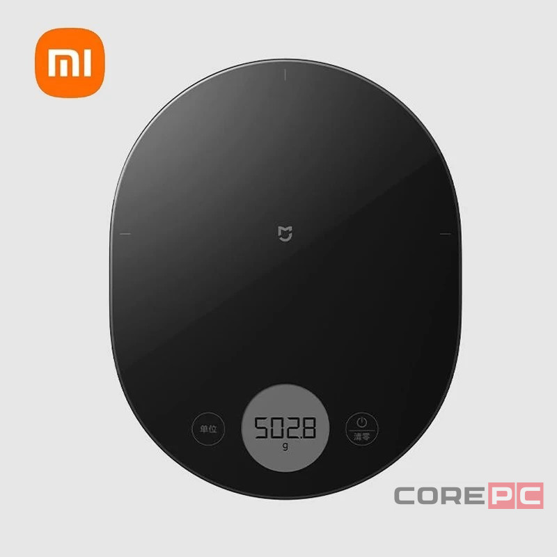 Кухонные весы Xiaomi mijia KGJ001T до 3кг  черные