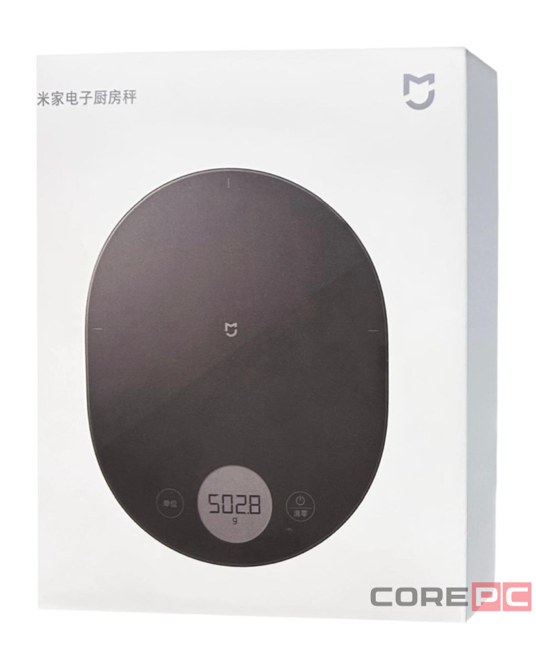 Кухонные весы Xiaomi mijia KGJ001T до 3кг  черные