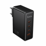 Сетевое зар. устр. Hoco N85 GaN 1USB/3USB-С 100W черное