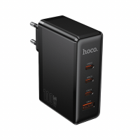 Сетевое зар. устр. Hoco N85 GaN 1USB/3USB-С 100W черное