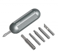 Набор отверток Xiaomi ATuMan Duka Xmini Pocket Screwdriver Kit 9 в1 (серый)