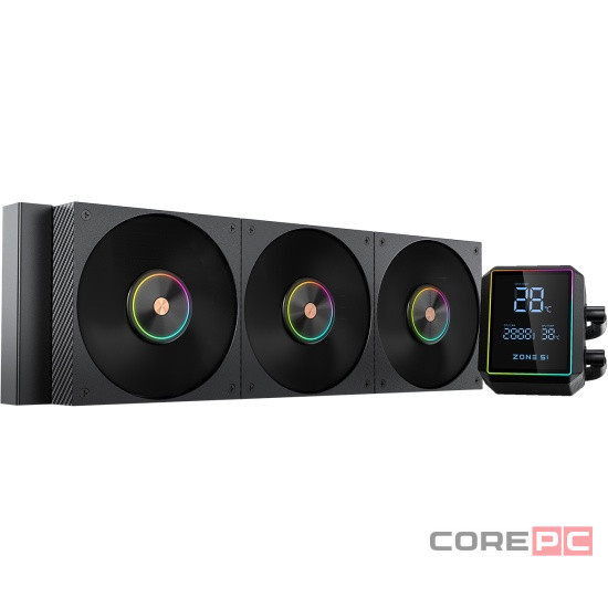 Система жидкостного охлаждения для процессора Zone 51 Stream Liquid 360DS ARGB Black (Z51STRL3ABK)