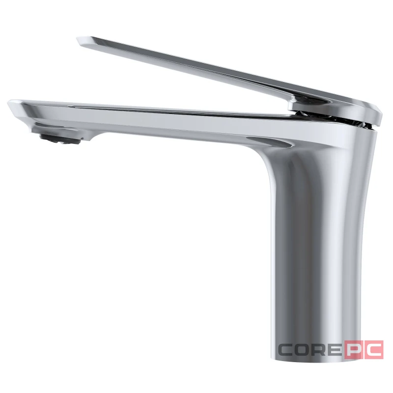 Смеситель для раковины MIXLINE МЛ25-04/ML25-04, рычажное управление, цвет хром