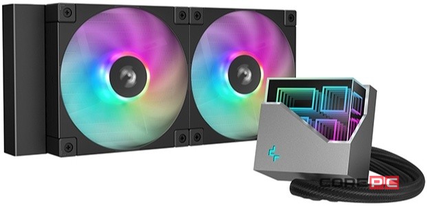 Система жидкостного охлаждения для процессора Deepcool LT240 ARGB (R-LT240-BKAMNC-G-1)