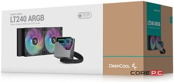 Система жидкостного охлаждения для процессора Deepcool LT240 ARGB (R-LT240-BKAMNC-G-1)