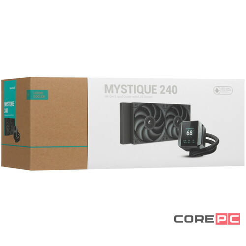 Система жидкостного охлаждения для процессора Deepcool MYSTIQUE 240 ARGB Black (R-LX550-BKADSNC-G-1)