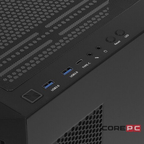 Компьютерный корпус Chieftec APEX AIR TG Black (GA-01B-M-OP)