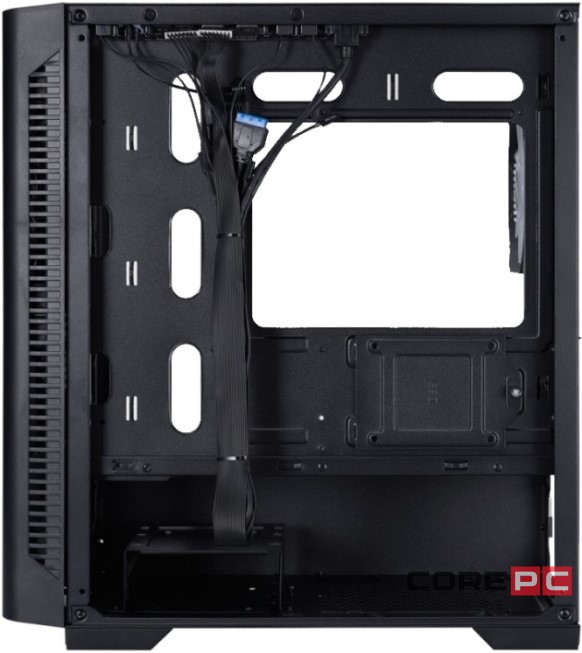 Компьютерный корпус 1STPLAYER DK D4-M FRGB Black (D4-M-BK-2F1P-1F1)
