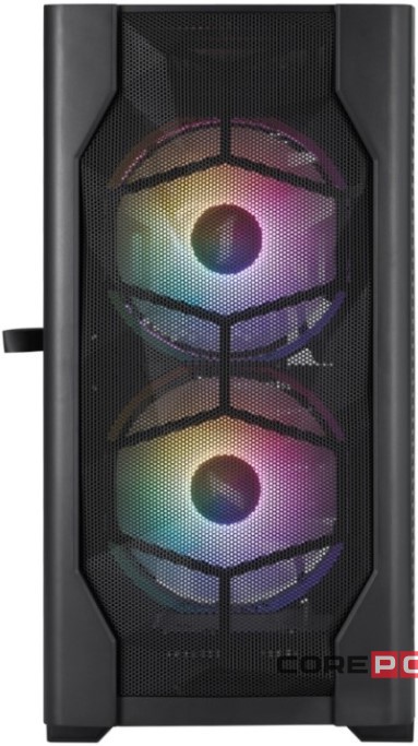 Компьютерный корпус 1STPLAYER DK D4-M FRGB Black (D4-M-BK-2F1P-1F1)
