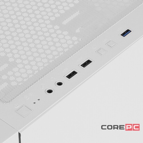 Компьютерный корпус 1STPLAYER FIREBASE X3-M TG LED White (X3-M-WH-4F1-W)