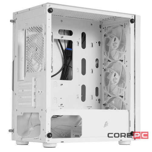 Компьютерный корпус 1STPLAYER FIREBASE X3-M TG LED White (X3-M-WH-4F1-W)