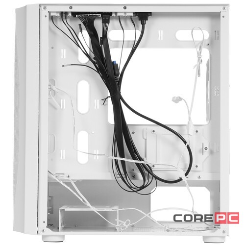 Компьютерный корпус 1STPLAYER FIREBASE X3-M TG LED White (X3-M-WH-4F1-W)