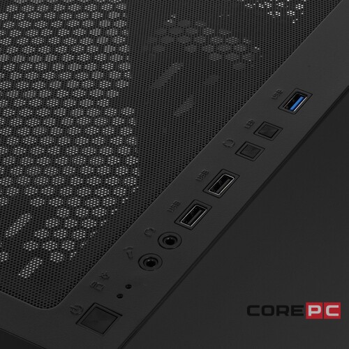 Компьютерный корпус 1STPLAYER FIREBASE X4 Black (X4-BK-4F1)