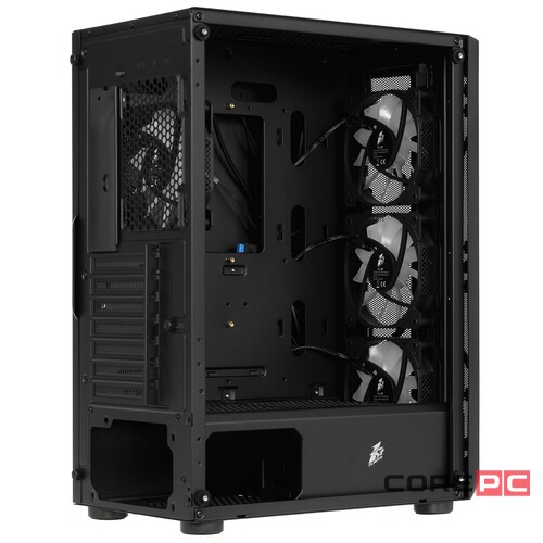 Компьютерный корпус 1STPLAYER FIREBASE X4 Black (X4-BK-4F1)