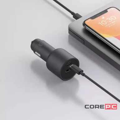 Автомобильное зарядное устройство Xiaomi Car Charger 1A1C 43W (MDY-16-EQ) (Black)