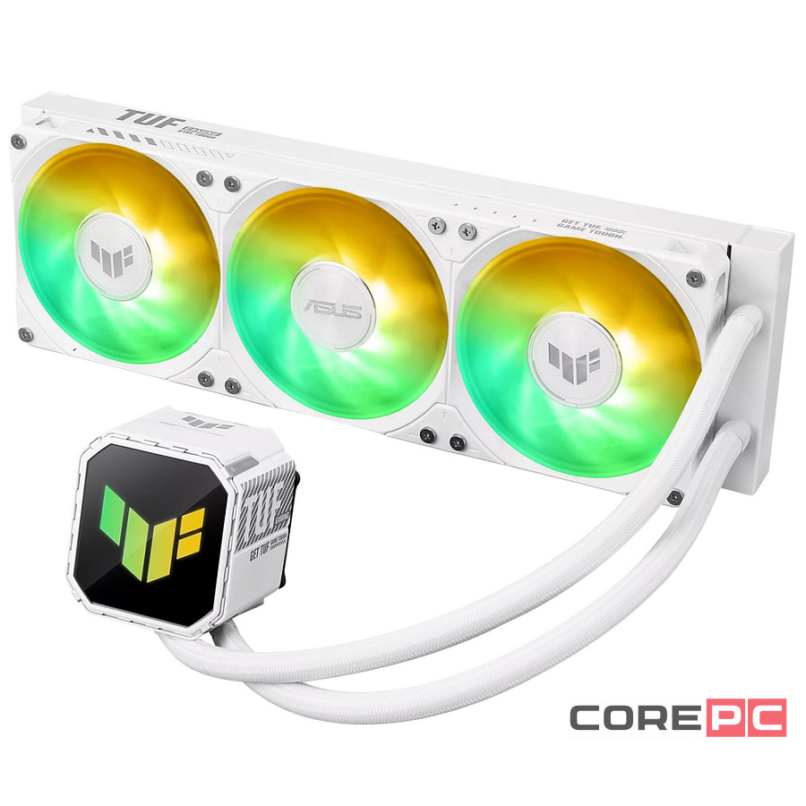 Система жидкостного охлаждения для процессора ASUS TUF GAMING LC III 360 ARGB White (90RC0192-B0EAY0)
