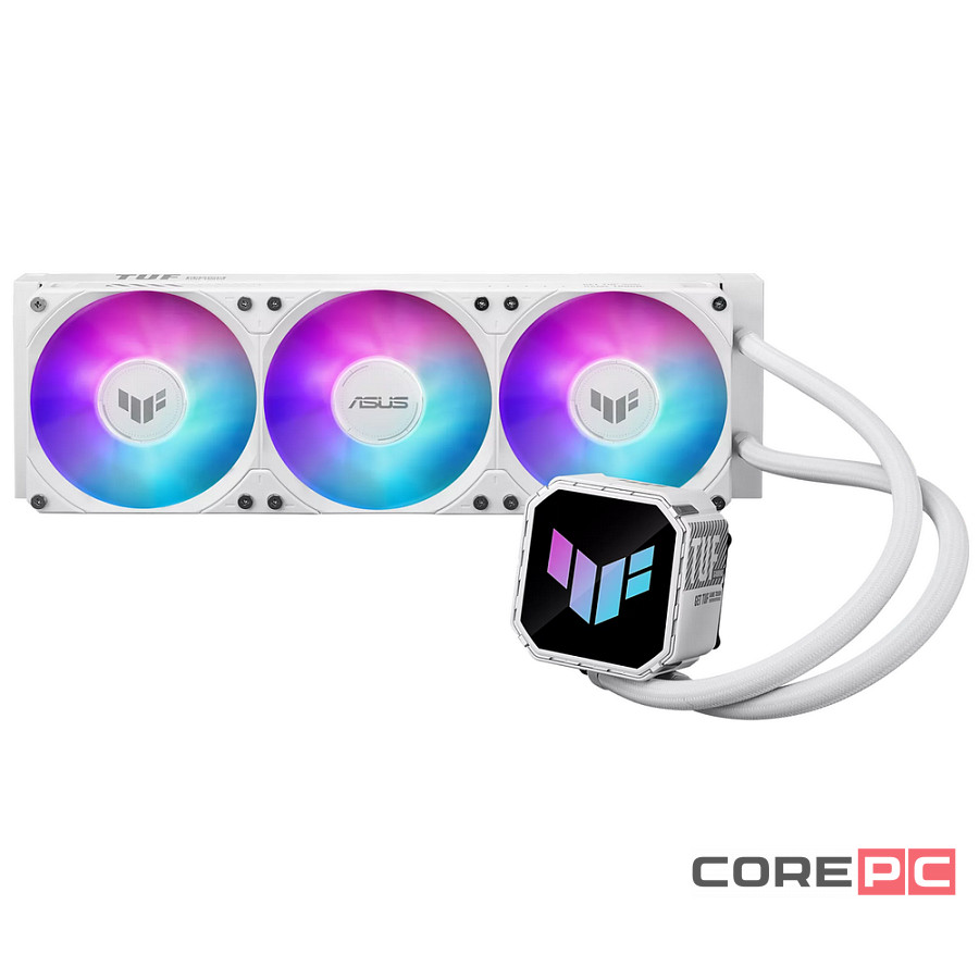Система жидкостного охлаждения для процессора ASUS TUF GAMING LC III 360 ARGB White (90RC0192-B0EAY0)