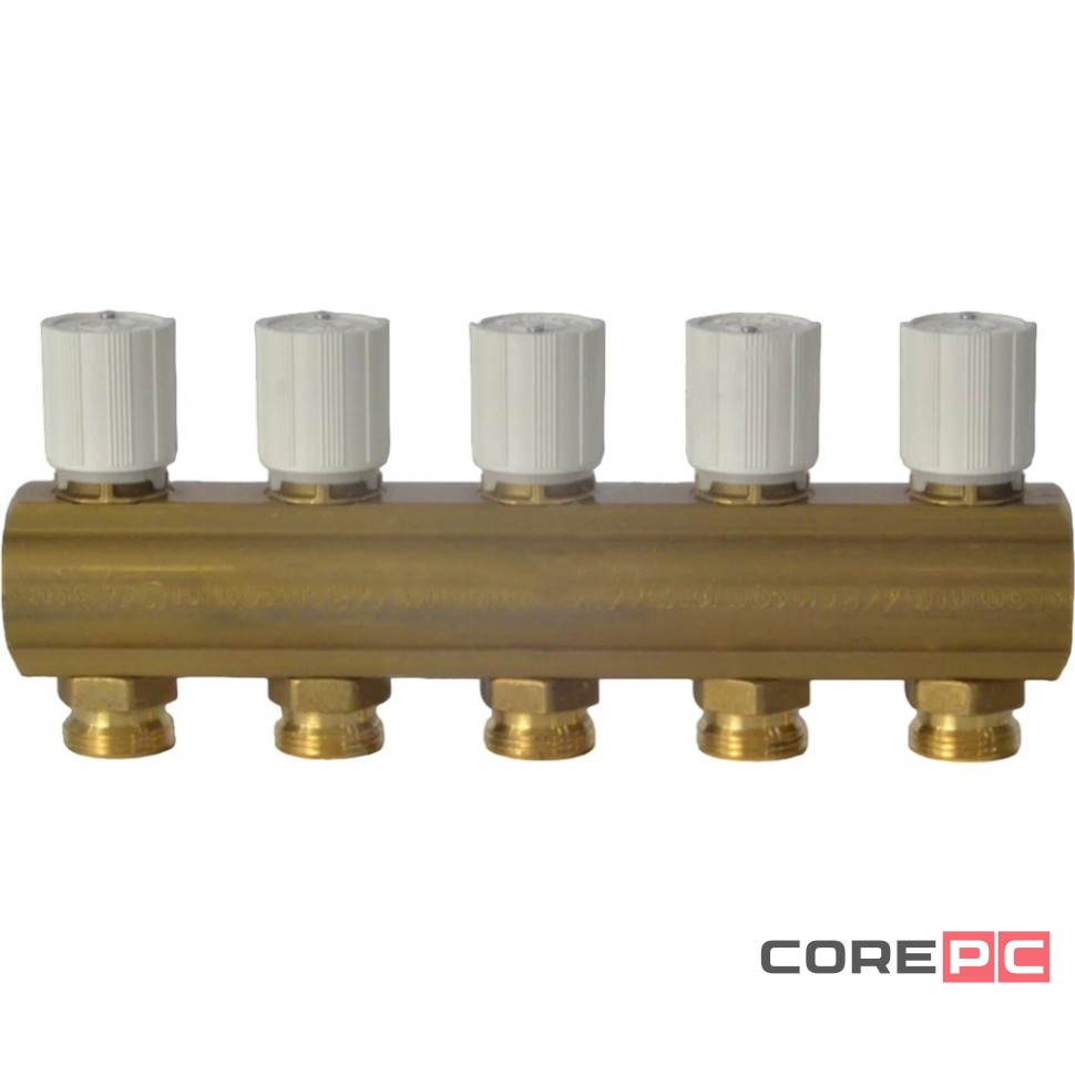 Коллектор Giacomini с термостатическими клапанами 1 1/4quot; x 18 /5, R553VY025