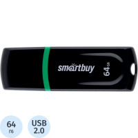 USB флеш накопитель Smartbuy 64GB Paean Black SB64GBPN-K