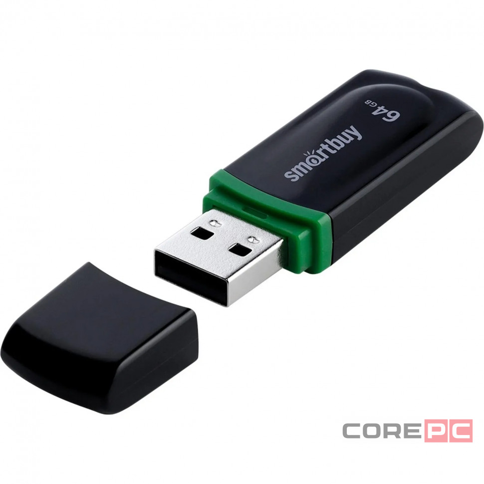 USB флеш накопитель Smartbuy 64GB Paean Black SB64GBPN-K