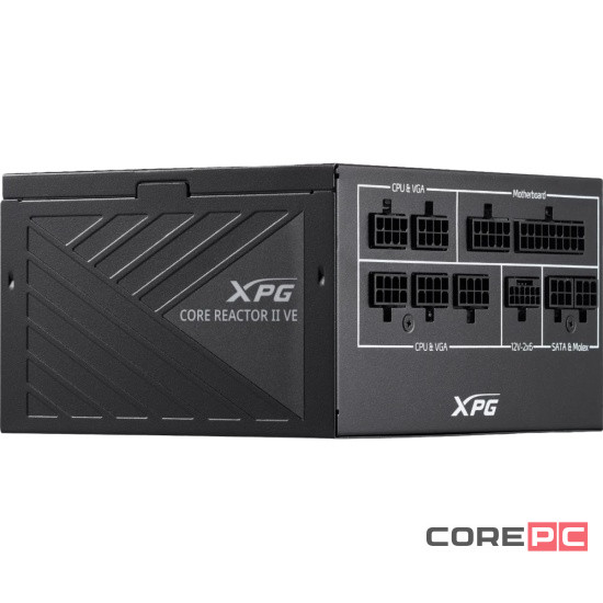 Блок питания ADATA XPG 750W CORE REACTOR II VE 750 (COREREACTORIIVE750G-BKCEU) 16 Pin (PCIe 5.0 Connector Cable Details)