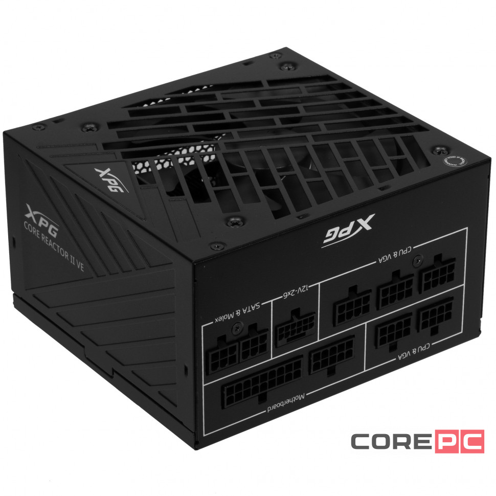 Блок питания ADATA XPG 750W CORE REACTOR II VE 750 (COREREACTORIIVE750G-BKCEU) 16 Pin (PCIe 5.0 Connector Cable Details)