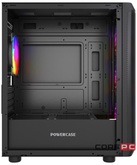 Компьютерный корпус Powercase Mistral Micro EM22 TG FRGB Black (CMMEM22B-L4)