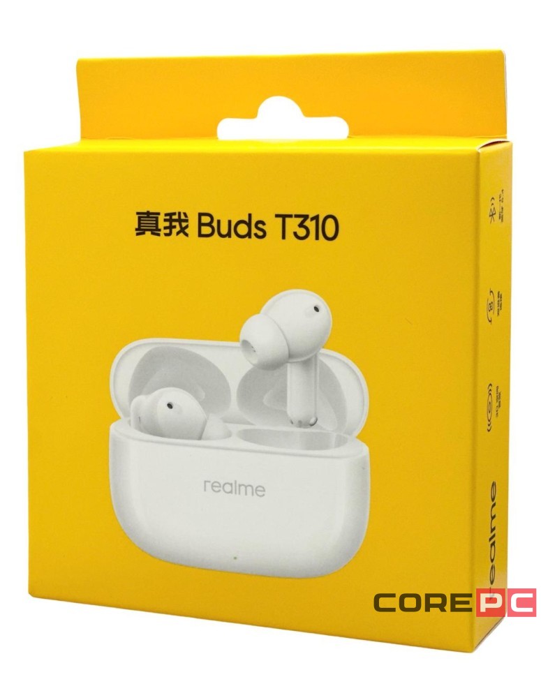 Беспроводные наушники TWS Realme Buds T310 белые