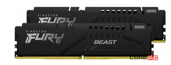 Оперативная память 64 Gb 5200 MHz Kingston FURY Beast Black (KF552C40BB2K2-64)