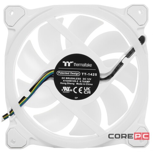 Комплект вентиляторов для корпуса Thermaltake SWAFAN 14 TT Premium Edition RGB White CL-F146-PL14SW-A PWM