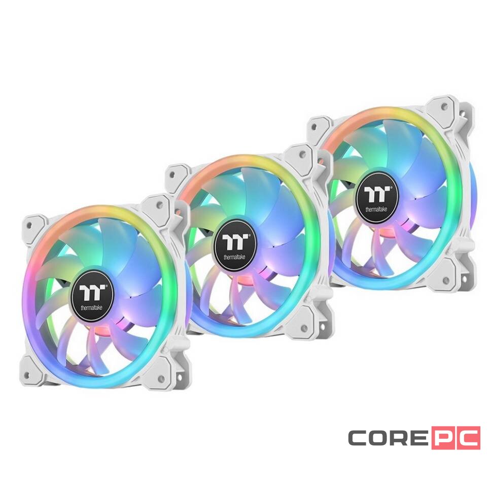 Комплект вентиляторов для корпуса Thermaltake SWAFAN 14 TT Premium Edition RGB White CL-F146-PL14SW-A PWM