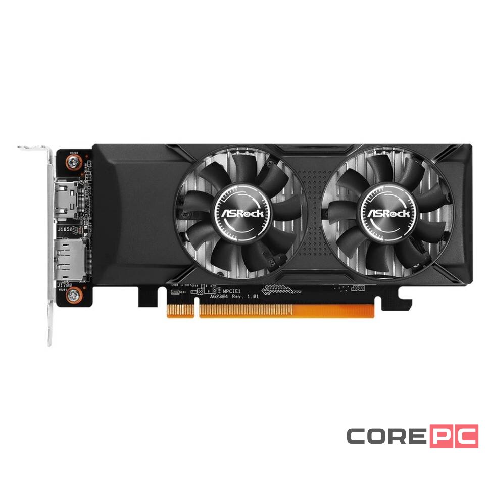 Видеокарта ASRock (RX550 LP 4G) Radeon RX 550 4GB Low Profile 4GB