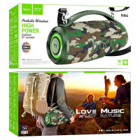 Bluetooth колонка Hoco HA4 Surge outdoor BT speaker хаки