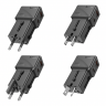 Универсальное зар. устр Hoco AC24 Type-C/USB-A EU/US/AUS/UK черное