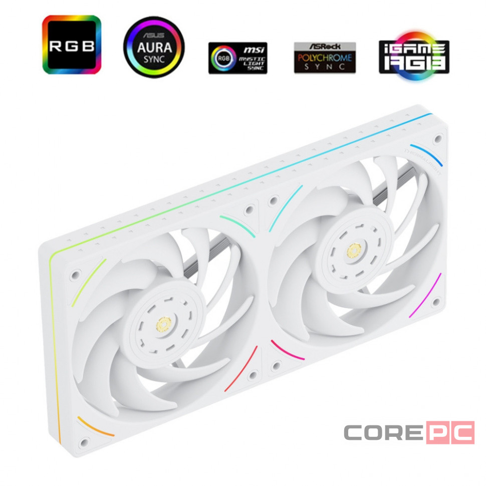 Комплект вентиляторов для корпуса Thermalright TL-UB24W ARGB White (TRTLUB24W)