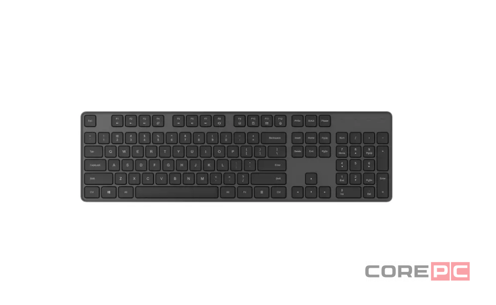 Клавиатура и мышка беспроводная Xiaomi Mijia Wireless Set 2 WXJS02YM черный