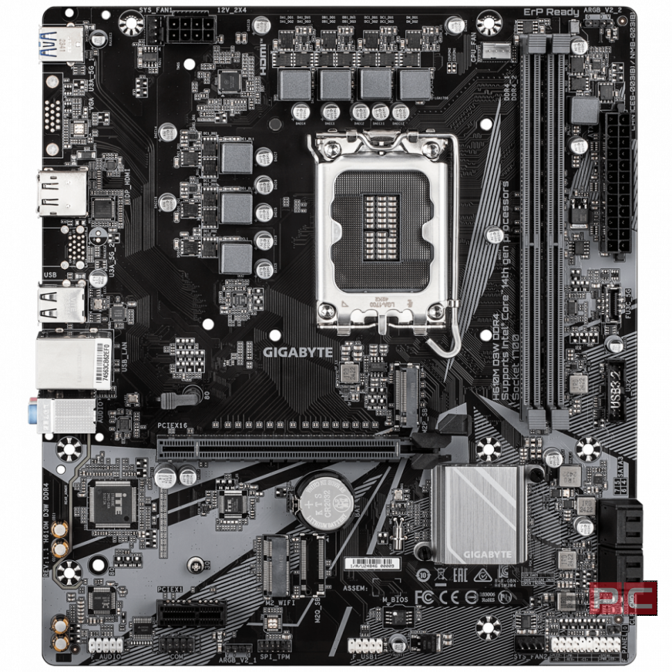 Материнская плата Gigabyte H610M D3W DDR4