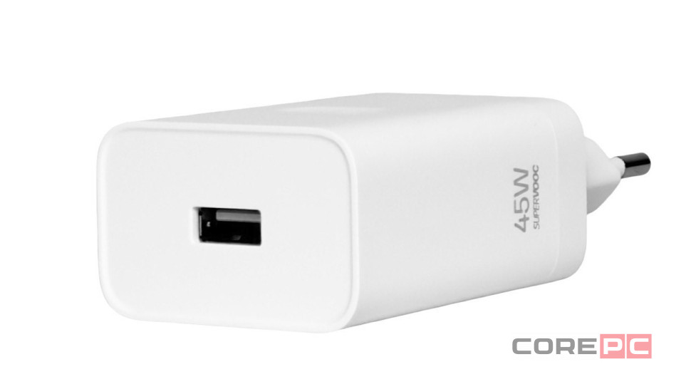Сетевое зар. устр. Realme Supervooc 45W 1USB-A белое