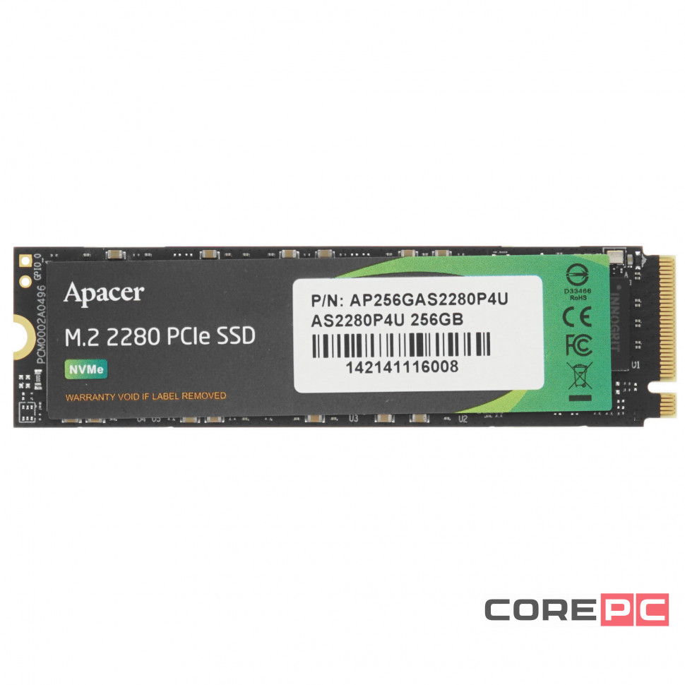 Твердотельный накопитель Apacer 256 Gb (AP256GAS2280P4U-1)
